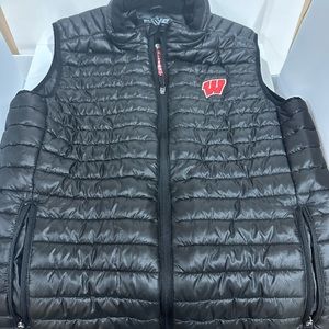 Mens, M, Wisconsin, Wisco, vest, jacket